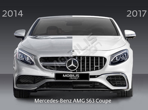 Рестайлинг комплект S63 AMG для Mercedes-Benz S-Class Coupe C217 / W217